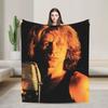 Bons Jovis Rockband Decken Fleece Sommer Klimaanlage Multifunktionale Leichte Überwurfdecke für Bett Büro Tagesdecken