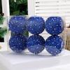 Foam Christmas Tree Ball Pendants 6pcs/box Hanging Christmas Ball Pendant Ornament Christmas Baubles Balls Ornaments