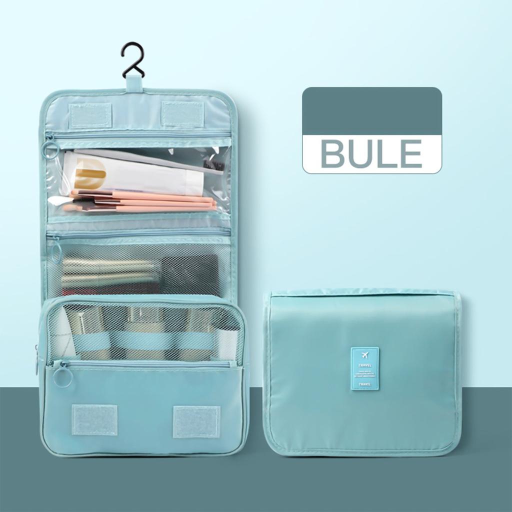 Hanging Toiletry Bag - Large Cosmetic Makeup Travel Organizer For Men & Women With Sturdy Hook