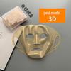 Gold Silicone 3D Wet Compress Mask Cover with Ear Loops