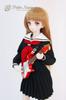 [Petite Marie] 13 DD SD Compatible Electric Guitar Red with Case (25cm body, 60cm doll, BJD) [Petite Marie] [No.0035] Bonus case included (scratches