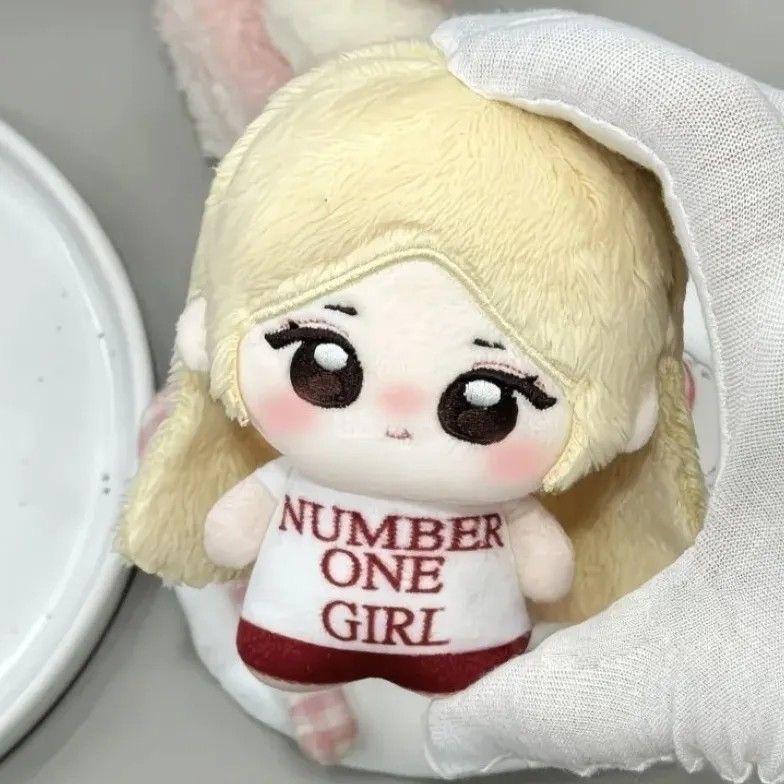10cm Anime Ruby Jennie Plüschtier Stoffpuppe Kawaii Ros Plüsch Anhänger Schlüsselanhänger Puppe Spielzeug Sammlerstücke Fans Geschenke beige