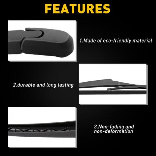 Rear Wiper Arm Fits Dodge Journey Blade With 2.4L 3.6L OE:68040371AA 2009-2017