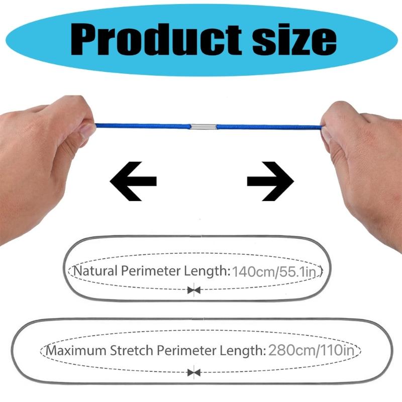3PCS Efficient Rubber Garbage Bag Retainers Stretch Elastic Bands For Indoor Outdoor Trash Containers Efficient Bands