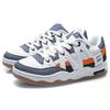Li Ning Yufeng Cuir Synthétique Couvrance Confortable Thermique Antidérapant Bas Top Chaussures de Skateboard Homme Blanc Gris AGCQ295-2
