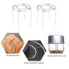 Pack Of 2 Round Cake Cooling Stand Holder Stainless Steel Baking Rack Pastries Steamer Multipurpose Steaming Tool