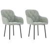 VidaXL 2x Chaises de Salle à Manger Sièges de Cuisine Fauteuils de Salle à Manger Chaises à Dîner Meubles de Cuisine 344845