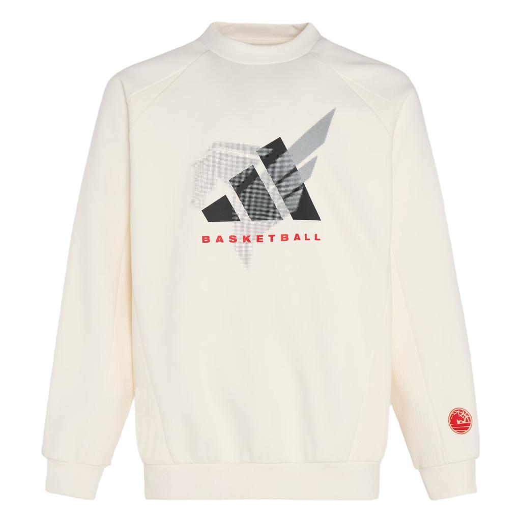 Adidas Basketball FW25 Crew Year Of The Rabbit Limited CNY New Year Knitted Fleece Loose Fit Pullover Sweatshirt Men sweatshirt KT0625