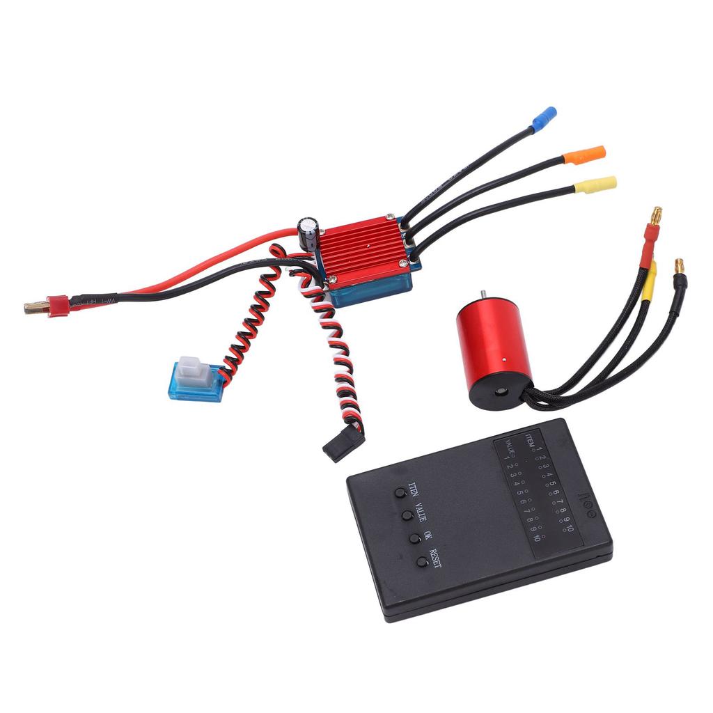 RC Brushless Motor Set High Torsion 2435 4500KV Brushless Motor 25A ESC RC Accessories for 1/16 1/18 RC Car