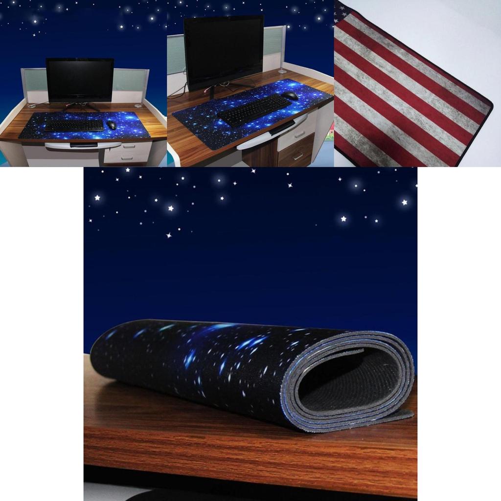 Galaxy Muster Rutschfestes Laptop Computer Gaming Mauspad für Ultimativen Komfort