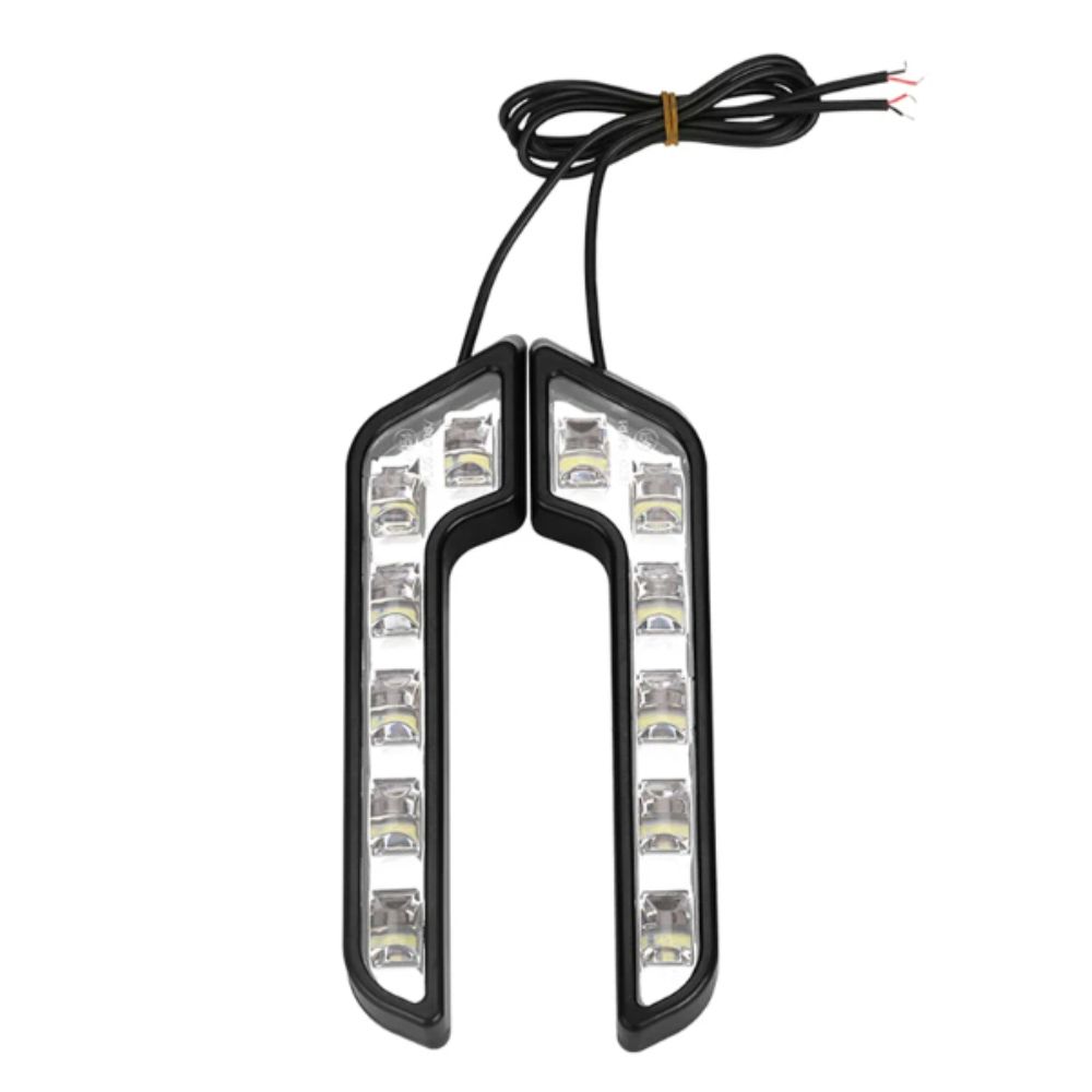 12V L Shaped Driving Lamp Waterproof Fog Light Lamp DRL Light  Car Driving