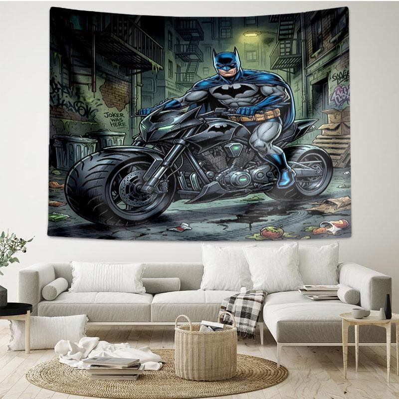 Superheroes Print Tapestry - Portable Wall Decor Cloth, for Home, Dorm, Travel, Bedroom, Living Room - Ideal Birthday Housewarming Gift