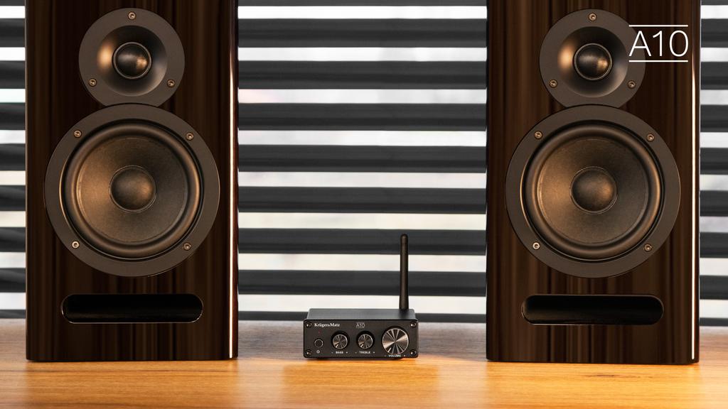 Bluetooth 5.1 aptX HD 2x50W Stereo zesilovač Kruger&Matz A10