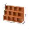 Wall Mounted Storage Shelf Desktop Organizer Gifts Space Saving Versatile Wood Display Rack for