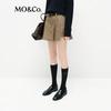 MO&Co. Pleated Plaid A-Line Skirt Shorts
