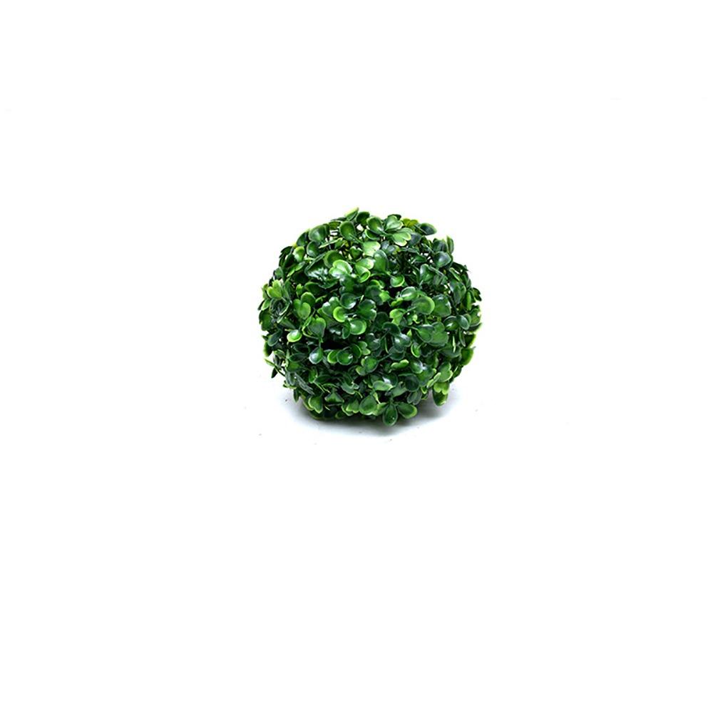 Multi-Size Artificial Green Grass Ball Green Purple Greenery Plants Ball  Indoor Outdoor