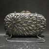 New design clutch evening bags  designer women purse soiree pochette Rhinestones crystal party clutch bags wedding