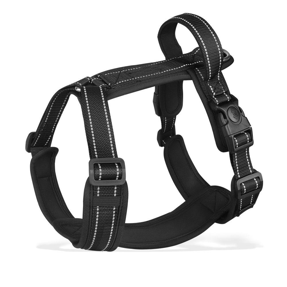 Reflective Anti-Pull Dog Harness Comfortable Adjustable Pet Chest Vest No Choke Soft Padded Dog Harness For Walking Training