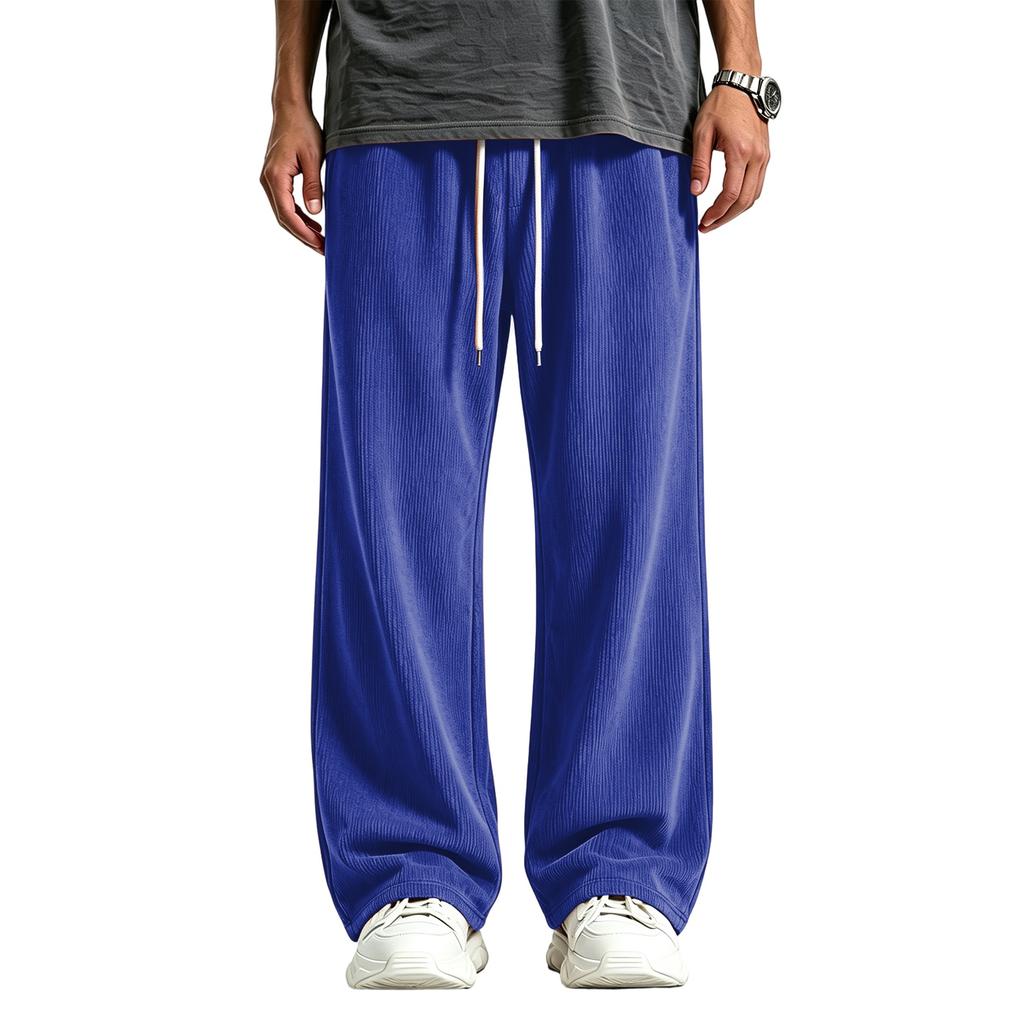 Herren Cordhose Lockere Passform Weiter Beinschnitt Lässig Street Bequem Hose