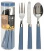 Set of 12 Camping Cutlery: Knife, Fork, Spoon