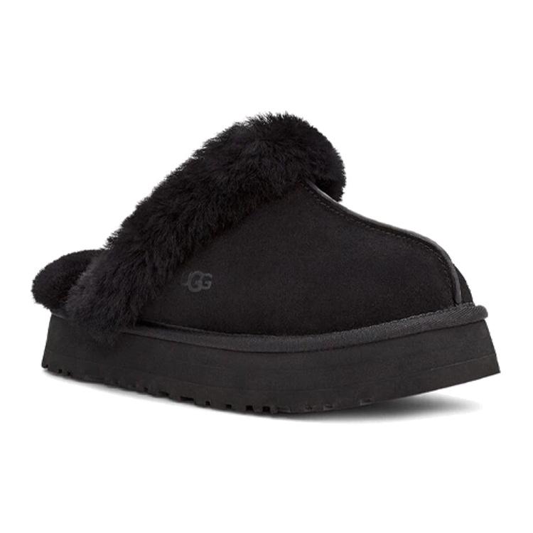 (WMNS) UGG Disquette Slipper 'Black' Women's 1122550-BLK