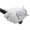MIZUNO Golf Mizuno Left Synthetic Leather Back of Synthetic Leather 5MJML151 Glove, Musou, Men's, Hand, Palm + Sheepskin, Hand (Suede), White, 21cm,