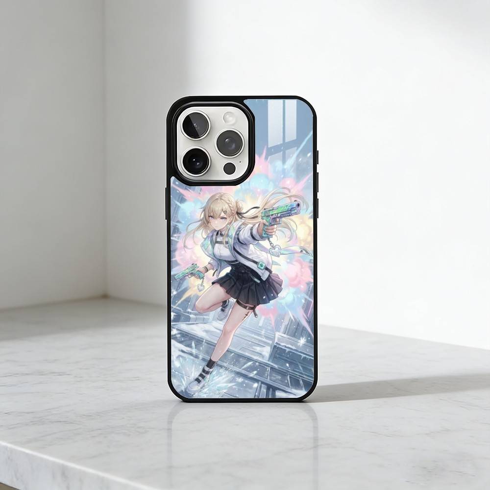 Lynae WuWa Phone Case For iPhone17,16,15,14,13 Plus,Pro Max Magnetic For Magsafe Wireless Charging