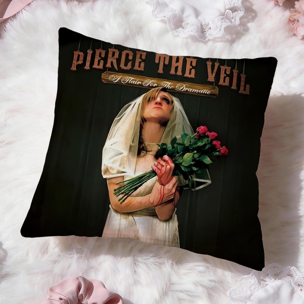 Popular PPierce The Veiler Cushion Cover Soft Washable Pillow Case Multi-Scene for Couch Bed Travel Office Use