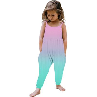 Kleinkind Kinder Baby Mädchen ärmellose Sommer Strampler Overall Playsuit Kleidung