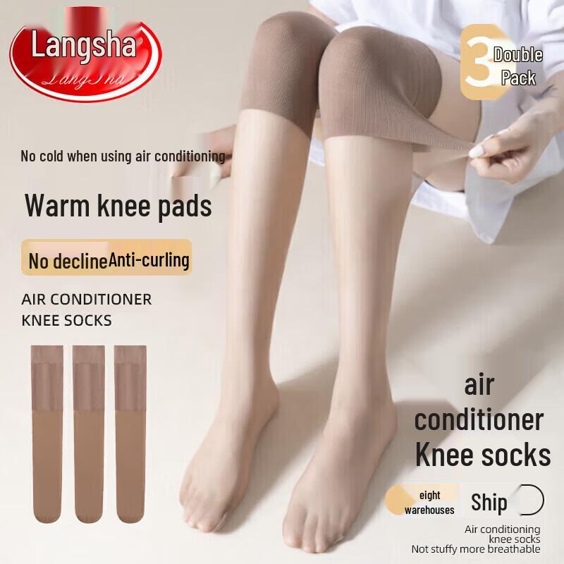 LANGSHA Women's Over-the-Knee Air Conditioning Stockings