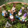 Resin Garden Gnome and Dwarf Figurines for Lawn and Courtyard Decor.