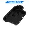 X Autohaux 1 Pc No.215102C000 Engine Oil Pan for Hyundai for Genesis Coupe Iron Black