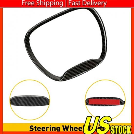 For Dodge Challenger Charger 2015+ Durango Accessories Steering Wheel Trim Cover