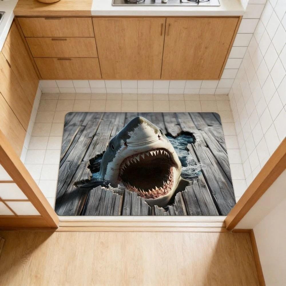 Απορροφητικό Οπτική Ψευδαίσθηση Πατάκι Εισόδου 3D Επίπεδο Χαλί Πόρτας Υπνοδωματίου Χαλί Μπάνιου Διακόσμηση Σπιτιού