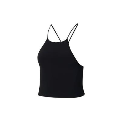Solid Color Yoga Tank Top Women Tops Black CU5370-010