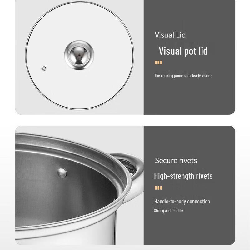 Debo Flensburg 304 Stainless Steel Soup Pot