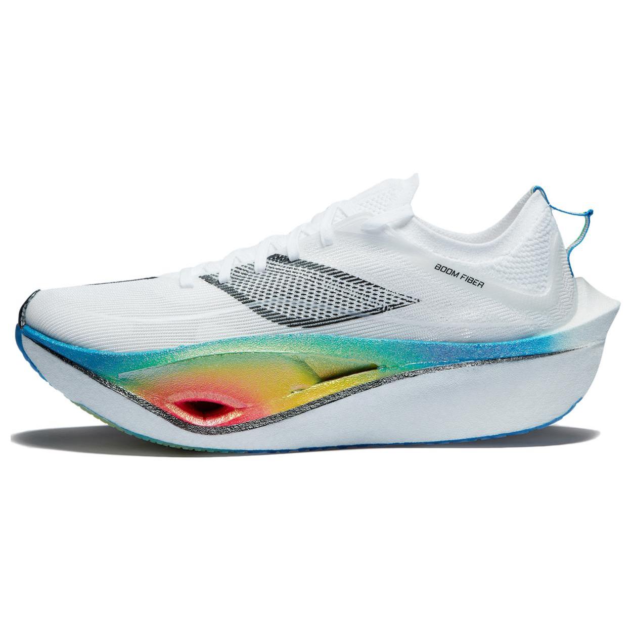 

New LiNing Feidian 4 Ultra Cushioning Anti-Slip Wear-Resistant Breathability Low-Top Running Shoes Unisex Standard White ARMU003-1 46