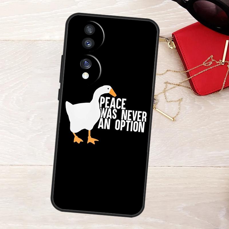 Funny Cartoon Duck Case For Honor Magic 8 5 6 7 Lite 50 70 90 200 400 Pro X8b X8c X9a X9b X9c X9d Win RT Cover