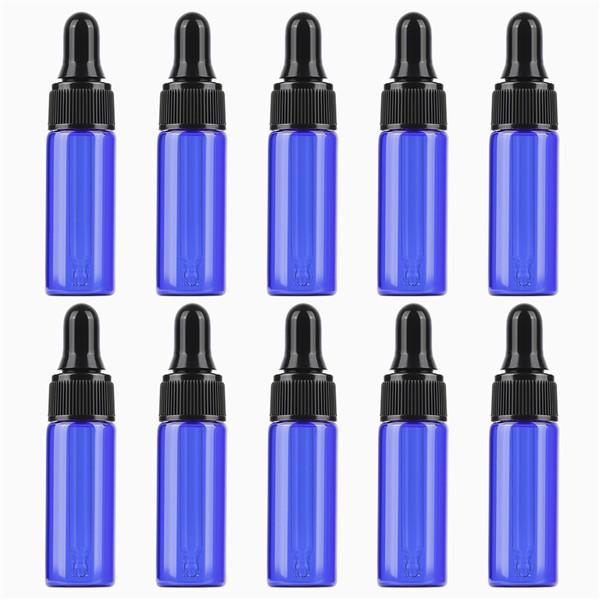 Buy 10pcs 5ml Essential Oil Dropper Glass Bottle Dropper Portable