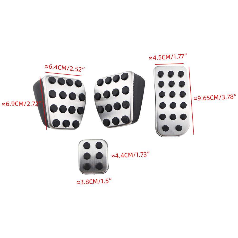 For Mercedes Benz V-Class Vito Valente Metris Viano V260 W639 W447 Pedal Cover Pedals Gas Brake Pedal Pad Protector Accessories