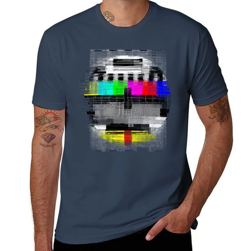 Testkort T-shirt Stor Storlek Andningsbar T-shirt