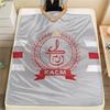 Club Malacoff  Print Flannel Blanket, High Quality Comfortable for All Seasons, Home Decor, Warmth and Comfort