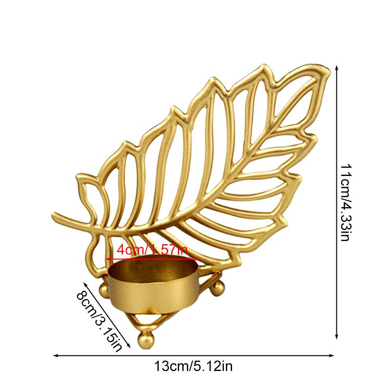 1Pc Lighting Birthday Party Hollow Out Wall Decoration Candlelight Dinner Ornament Iron Wedding Valentine's Day