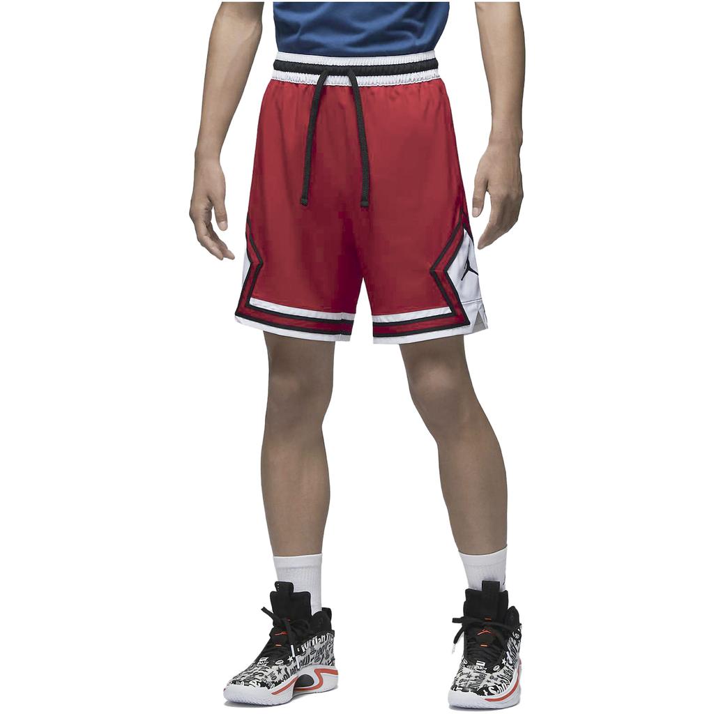 Jordan Dri-FIT Sport Logo Print Quick-Drying Woven Shorts Basketball Fitness Men Bottoms Red FB7581-687