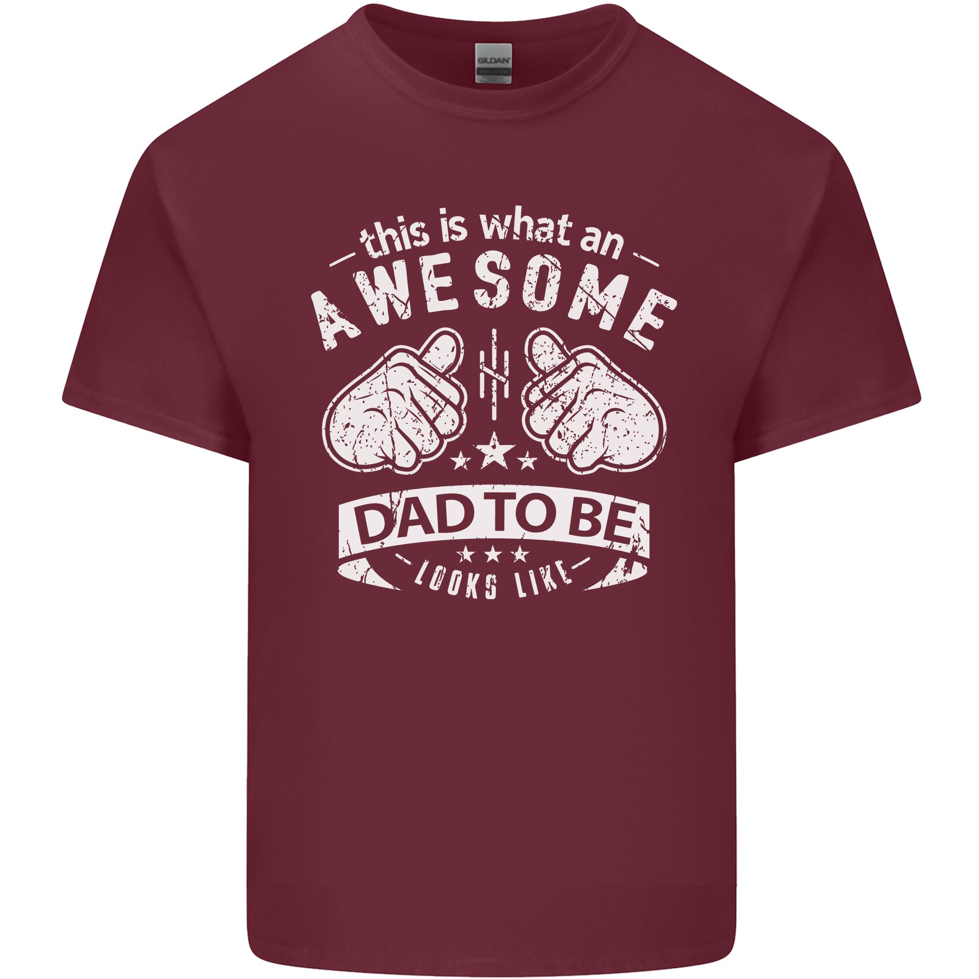 Awesome Dad to Be Looks New Dad Daddy Unisexs Light Cotton TShirt S