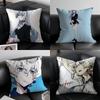 Anime KKiznaiver Cushion Cover Pillow Case Antidustmite Invisible Zipper Silky Plush Cushion