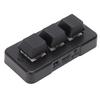 3-Tasten-Tastatur 3 Modi Kabelgebunden 2,4G Anpassbare Mechanische Gaming-Tastatur 230mAh für PC-Computer