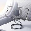 2 In 1 Magnetic Finger Ring Phone Holder Aluminum Alloy Foldable Ultra-thin 360° Rotation for Iphone 16 15 14 13 12 Pro Max
