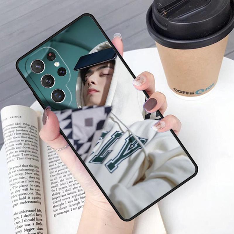 Cha EunWoo phone case Cover For Samsung Galaxy S24 S25 Ultra S21 S22 Ultra S10E Note 10 Plus Note 20 FE S23