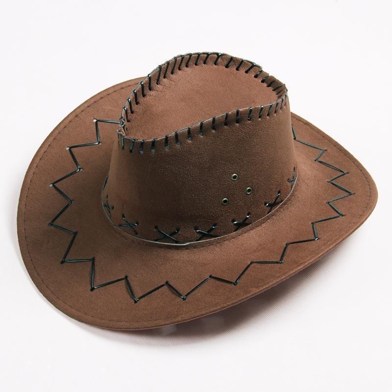 Fashionable Vintage Cowboy Hat For Beach Vacation Sun Protection In Summer Adult Unisex M Size